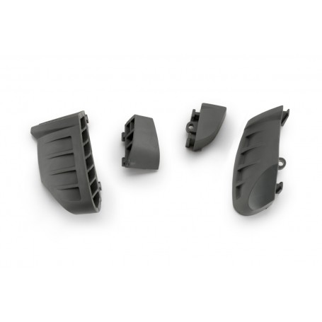 Puig Rubber Ends By Pair Fr.Sliders Pro 2.0. Silver