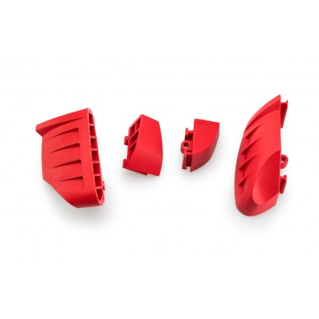 Puig Rubber Ends By Pair Fr.Sliders Pro 2.0. Red