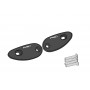 Puig Mirror Block Off Plate Set Honda Models Black