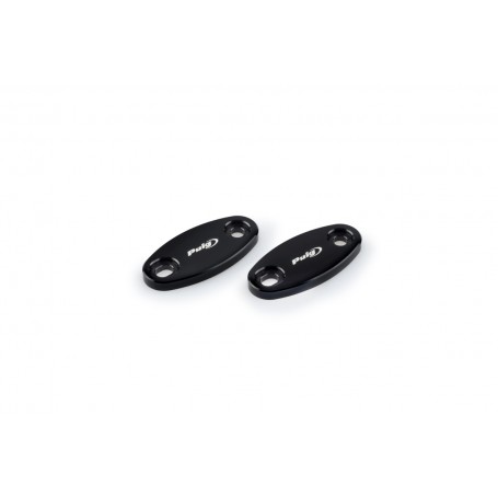 Puig Mirror Block Off Plate Set Honda Models Black