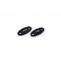 Puig Mirror Block Off Plate Set Honda Models Black