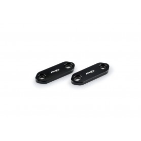 Puig Mirror Block Off Plate Set Kawasaki Models Black