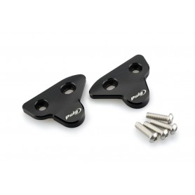 Puig Mirror Block Off Plate Set Yamaha Models Black