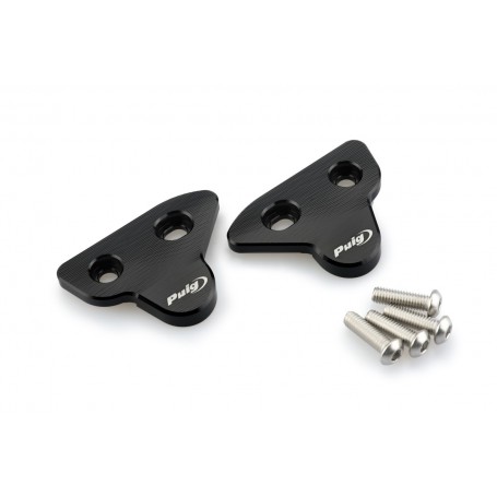 Puig Mirror Block Off Plate Set Yamaha Models Black