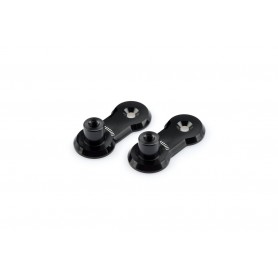 Puig Adjustable offsets For Pegs 40 mm Black