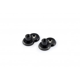 Puig Adjustable offsets For Pegs 20 mm Black