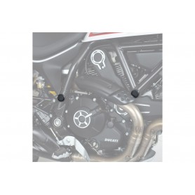 Puig Chassis Plugs Ducati Monster 797/Scrambler Black
