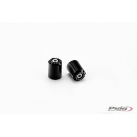 Puig Bar Ends Aluminium Kawasaki Black