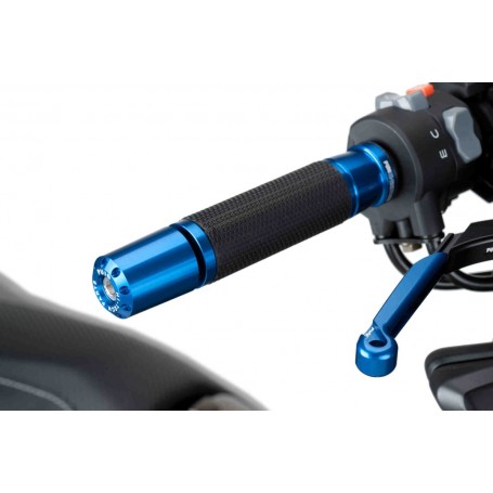 Puig Bar End Aluminium Aprilia Blue