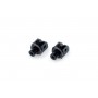 Puig Adaptor Adjustable Rider Footpegs Rh/Lh BMW Black