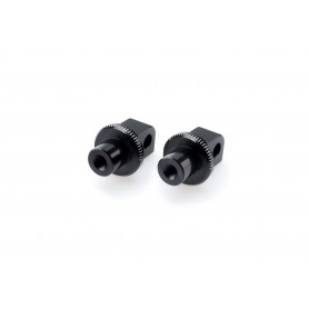 Puig Adaptor Adjustable Passenger Footpegs Suzuki Black