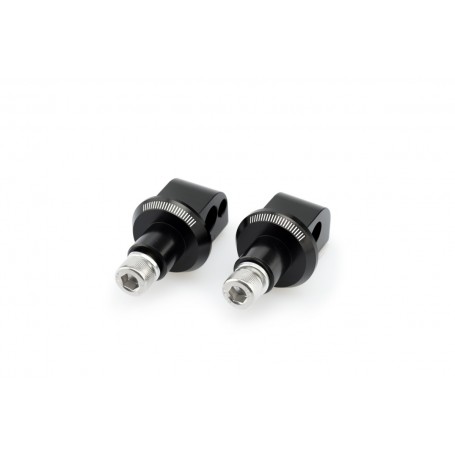 Puig Adaptor Adjustable Passenger Footpegs VFR1200F Black