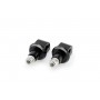 Puig Adaptor Adjustable Passenger Footpegs VFR1200F Black