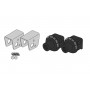 Puig Adaptor Adjustable Passenger Footpegs KTM 390 Duke