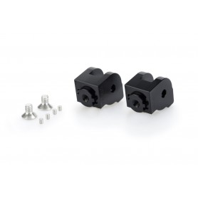 Puig Pair Footrest Fixation Pil./Pas Ducati Black