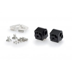 Puig Adaptor Adjustable Passenger Footpegs BMW Black