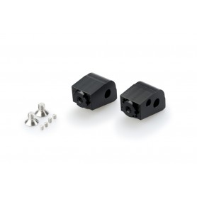 Puig Adaptor Adjustable Passenger Footpegs Yamaha Black