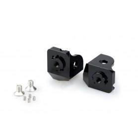 Puig Adaptor Adjustable Rider Footpegs Right/Left BMW Black
