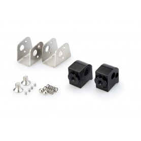 Puig Adaptor Adjustable Passenger Footpegs Honda Black
