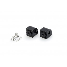 Puig Adaptor Adjustable Passenger Footpegs Honda Black