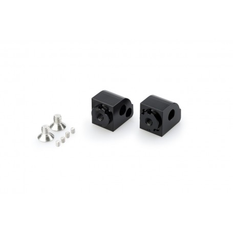 Puig Adaptor Adjustable Passenger Footpegs Honda Black