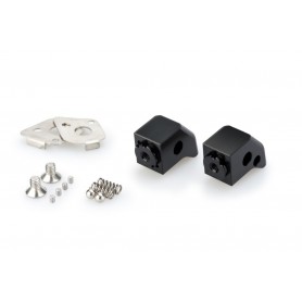 Puig Adaptor Adjustable Passenger Footpegs Honda Black
