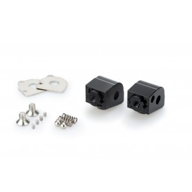 Puig Adaptor Adjustable Passenger Footpegs Yamaha Black