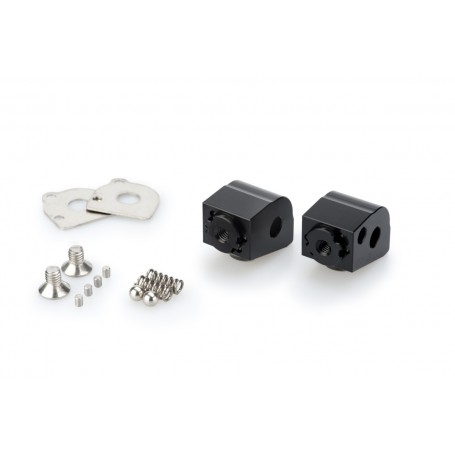 Puig Adaptor Adjustable Passenger Footpegs Yamaha Black