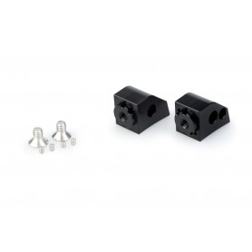 Puig Adaptor Adjustable Passenger Footpegs Kawasaki Black