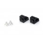 Puig Adaptor Adjustable Passenger Footpegs Kawasaki Black