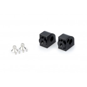 Puig Adaptor Adjustable Passenger Footpegs Kawasaki Black
