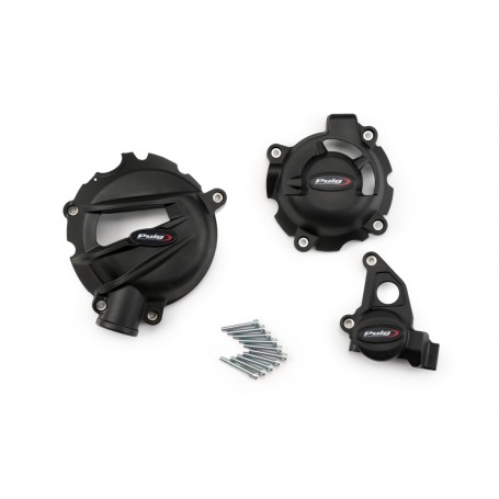 Puig Kit 3 Caps Engine Cover BMW S1000RR 19 Black