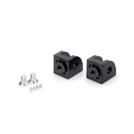 Puig Adaptor Adjustable Rider Footpegs Right/Left KTM Black