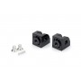 Puig Adaptor Adjustable Rider Footpegs Right/Left KTM Black