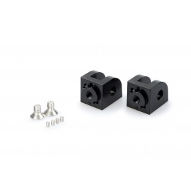 Puig Adaptor Adjustable Rider Footpegs Right/Left Honda Black