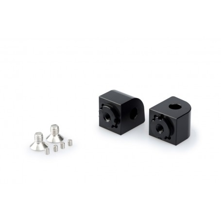 Puig Adaptor Adjustable Passenger Footpegs Yamaha Black