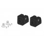 Puig Adaptor Adjustable Rider Footpegs Right/Left BMW Black