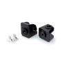 Puig Adaptor Adjustable Rider Footpegs Right/Left KTM Black