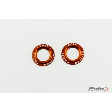 Puig Kit Rings Anodized Front Fork Protector Orange