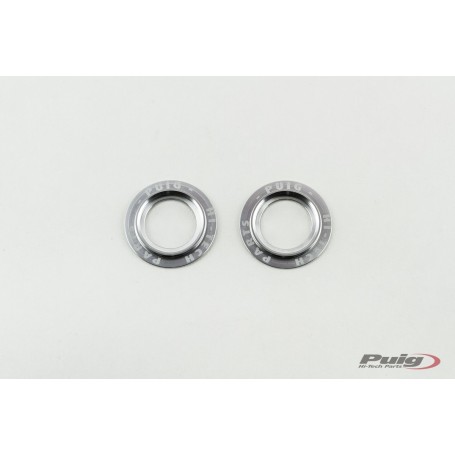 Puig Kit Rings Anodized Front Fork Protector Silver