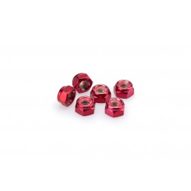 Puig Blister 6 Locknut M8 Red