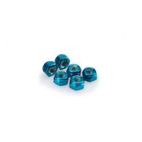 Puig Blister 6 Locknut M8 Blue