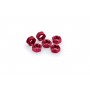 Puig Blister 6 Nuts M8 Red