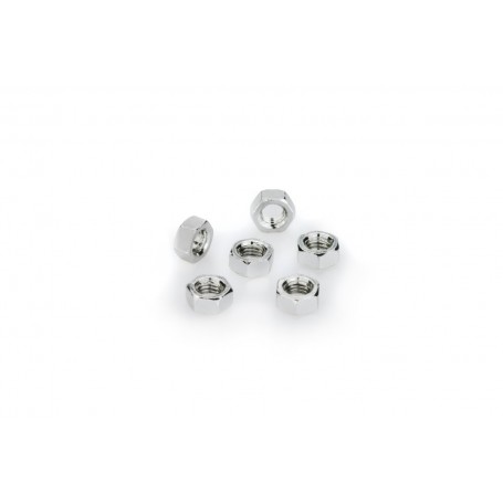 Puig Blister 6 Nuts M5 Silver