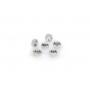 Puig Blister 6 Nuts M5 Silver