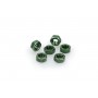 Puig Blister 6 Nuts M6 Green