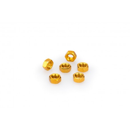 Puig Blister 6 Nuts M5 Gold