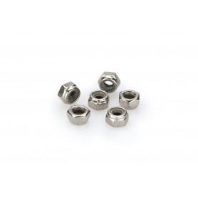 Puig Blister 6 Locknut M6 Silver