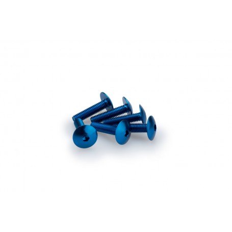 Puig Kit Screws Domed M6x25 mm Blue