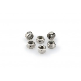 Puig Blister 6 Locknut M5 Silver
